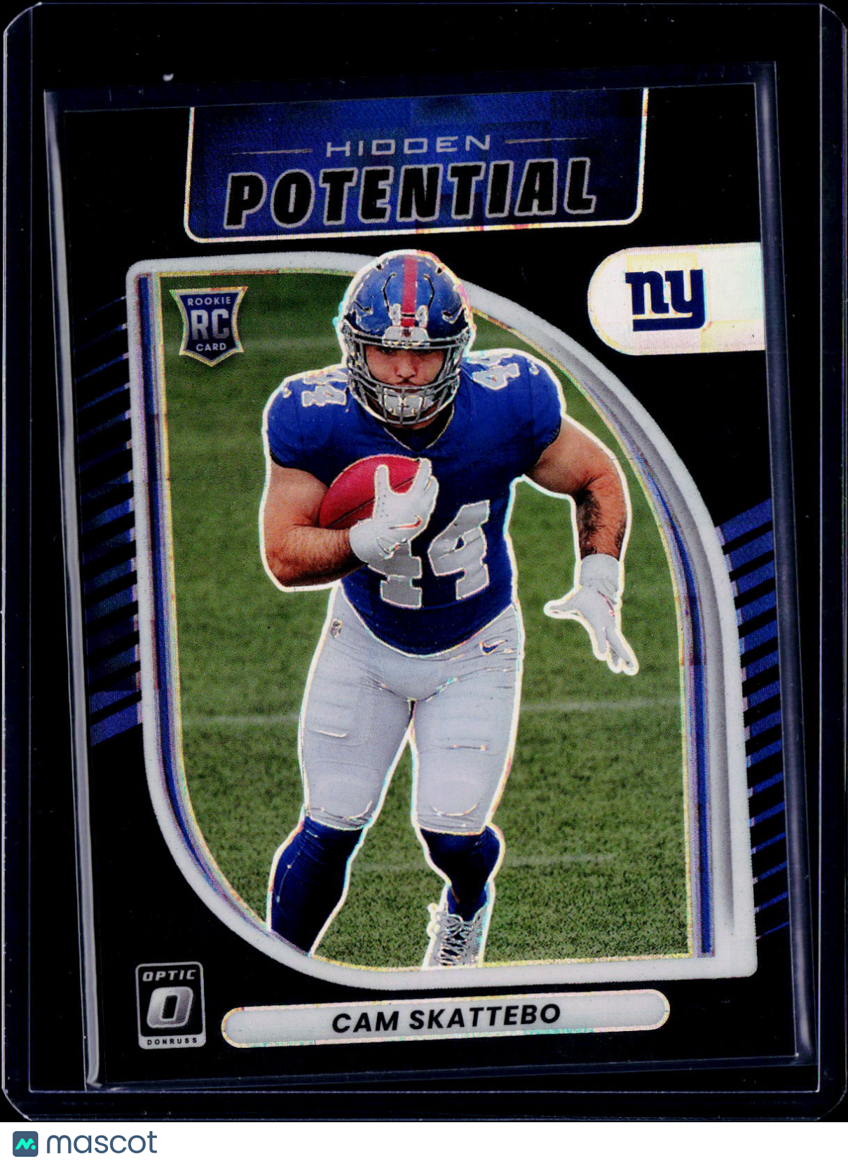 2025 Donruss Optic Cam Skattebo Hidden Potential Black Pandora /149