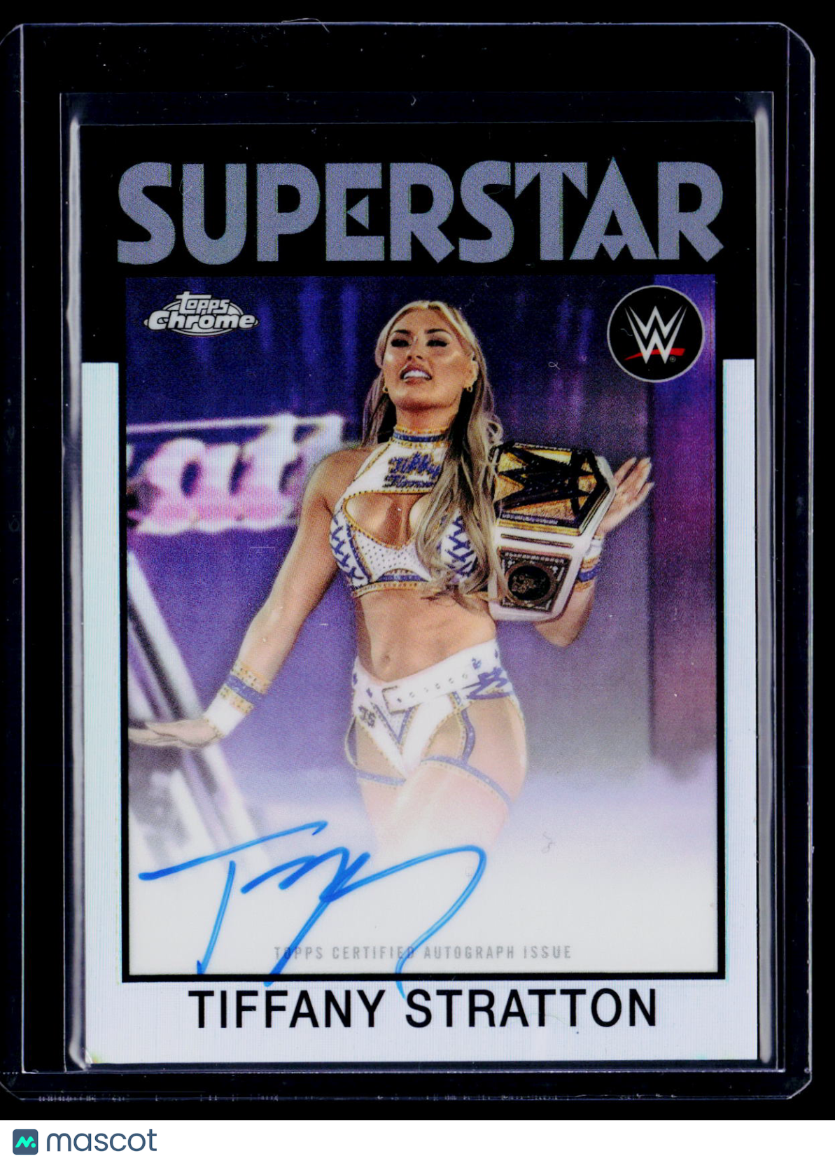 2026 Topps Chrome WWE Tiffany Stratton Super Star Auto