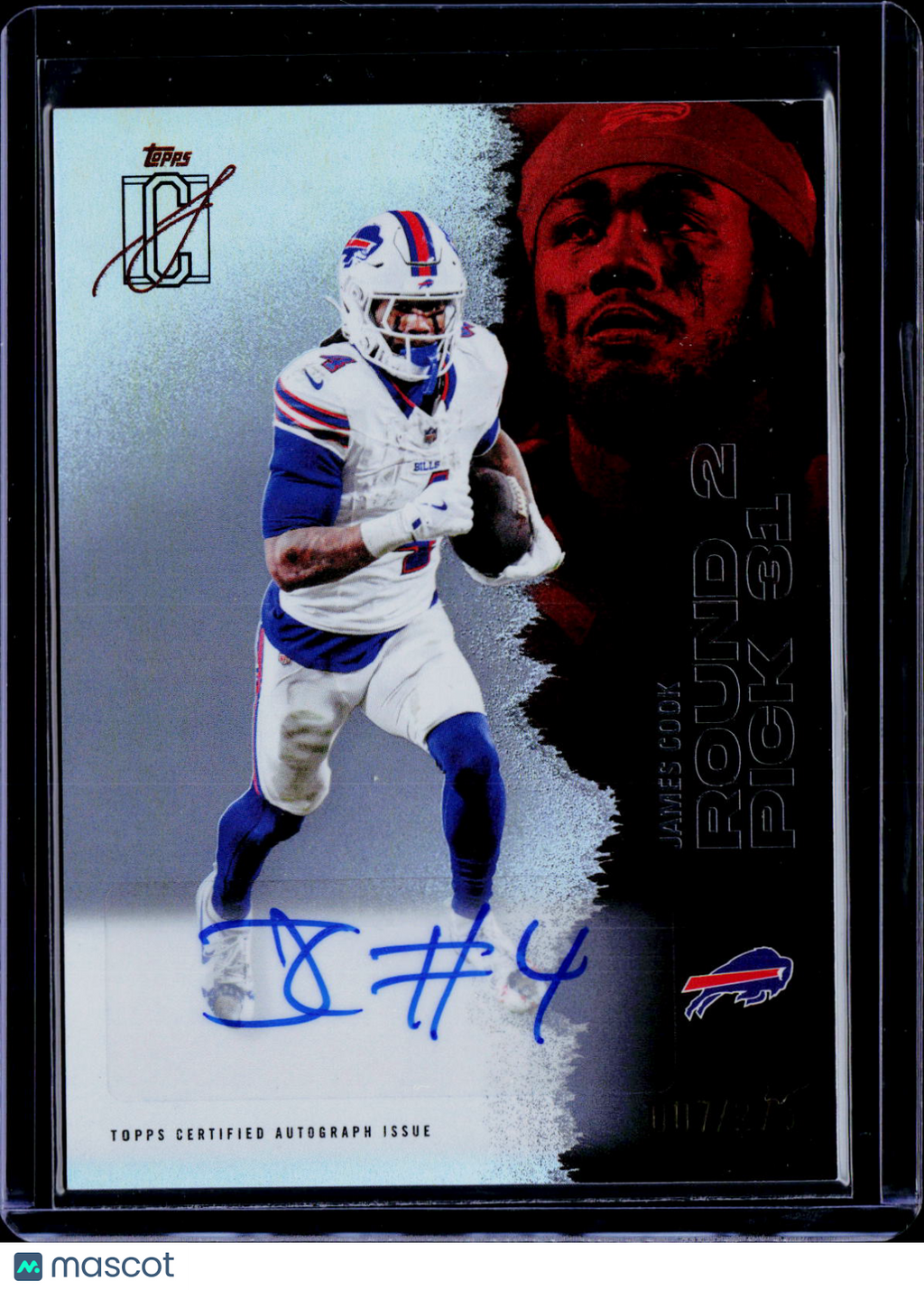 2025 Topps Signature Class James Cook Silver Auto /275