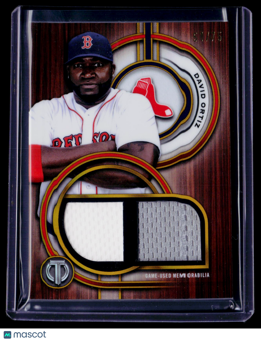 2025 Topps Tribute David Ortiz Dual Patch 51/75