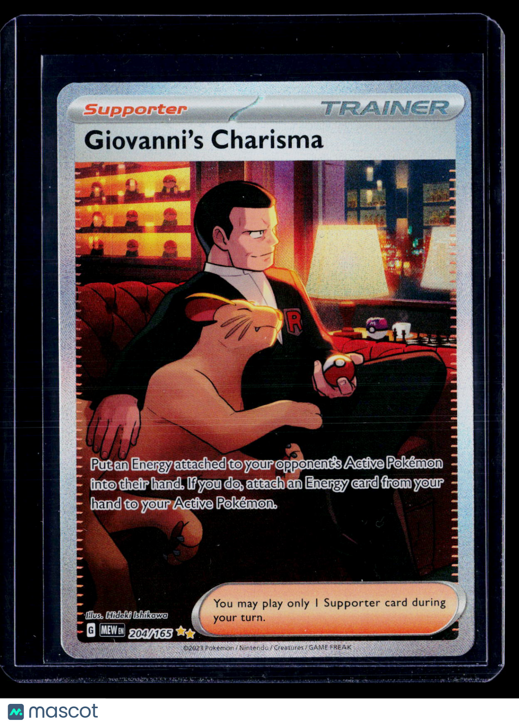 Pokemon Giovanni's Charisma 204 165