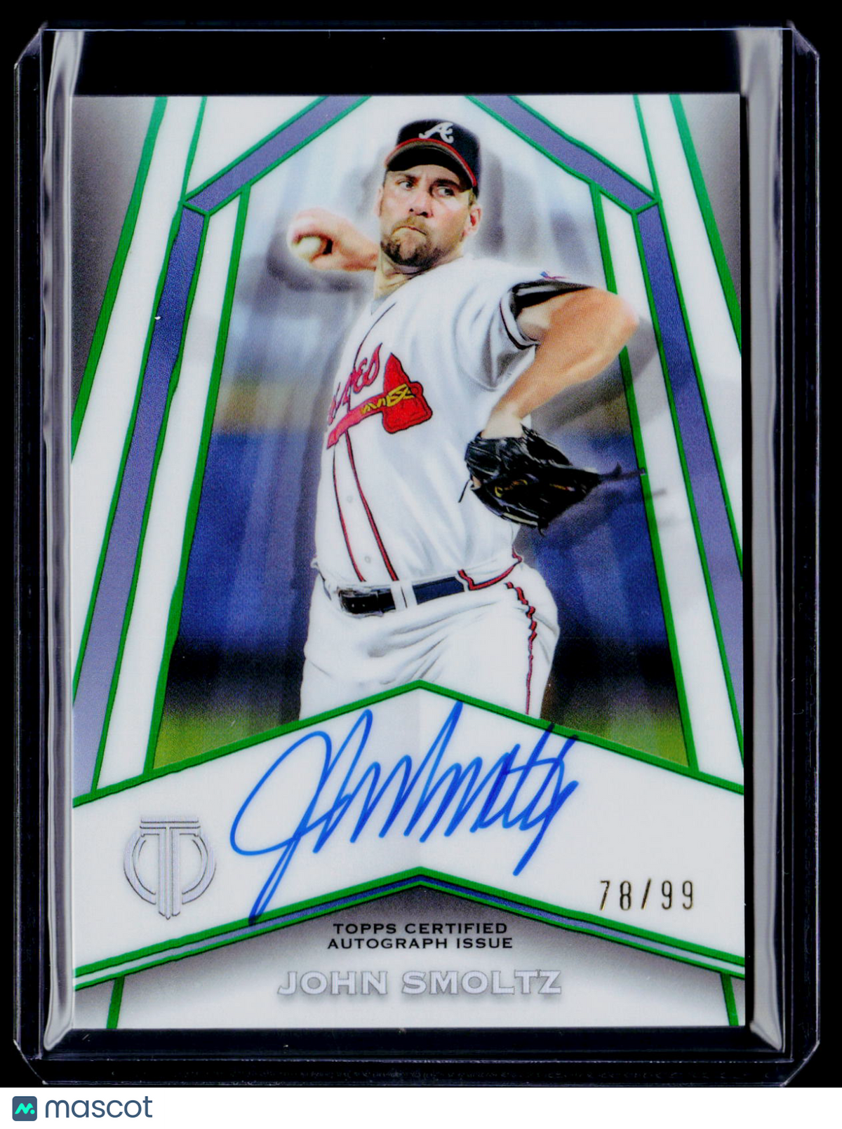2026 Tribute John Smoltz Green Auto 78/99