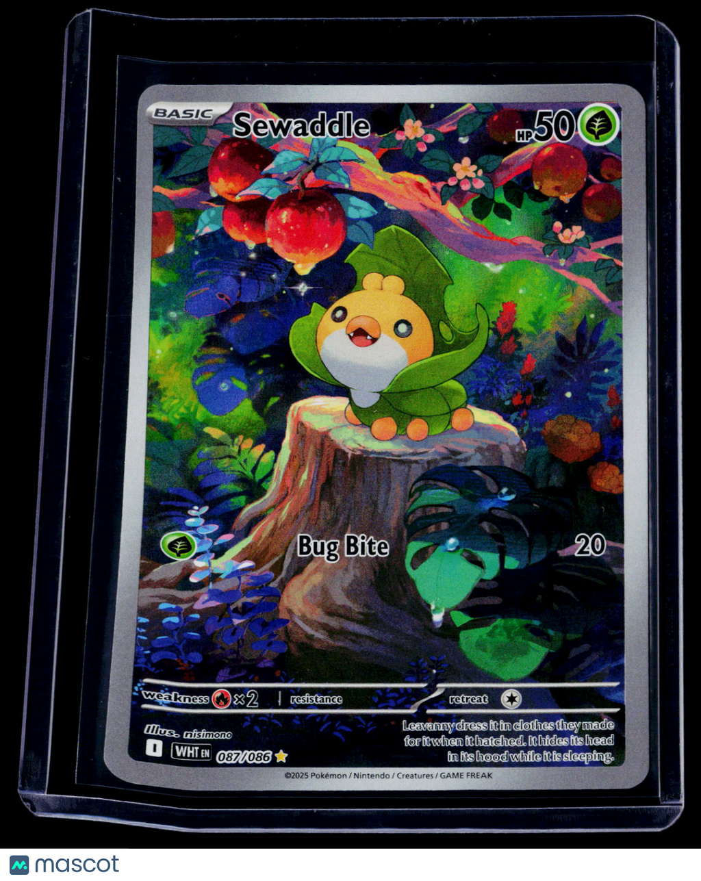Pokemon Sewaddle 087 086
