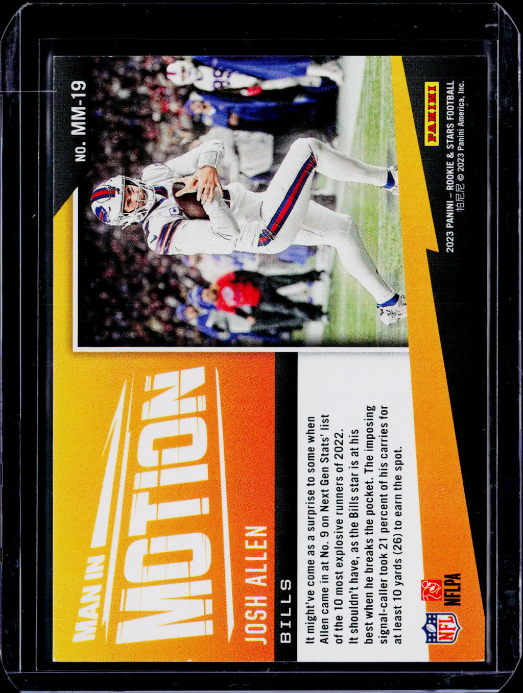 2023 Rookies And Stars Josh Allen Man In Motion True Blue /49