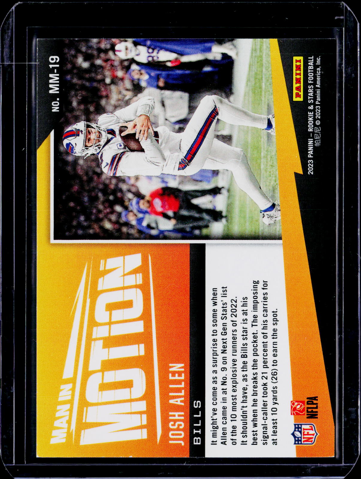 2023 Rookies And Stars Josh Allen Man In Motion True Blue /49