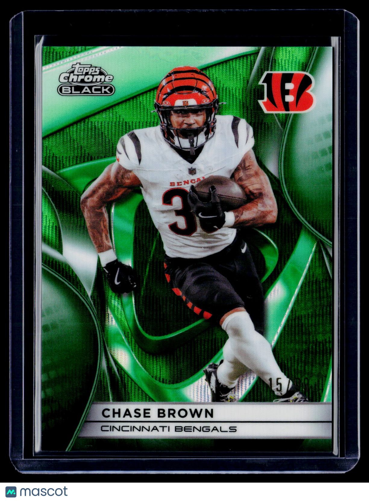 2025 Topps Chrome Black Chase Brown Green Wave Refractor 15/99