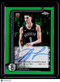 2025 Topps Chrome Update Egor Demin Rookie Green Refractor Auto 50/99