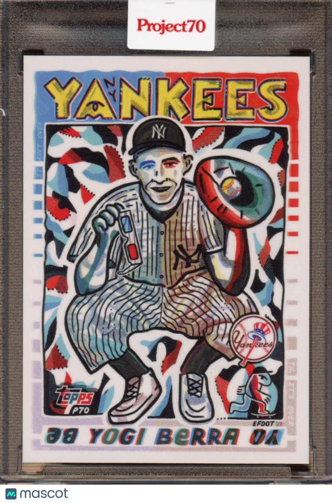 2021 Topps Project 70 Yogi Berra Efdot 813