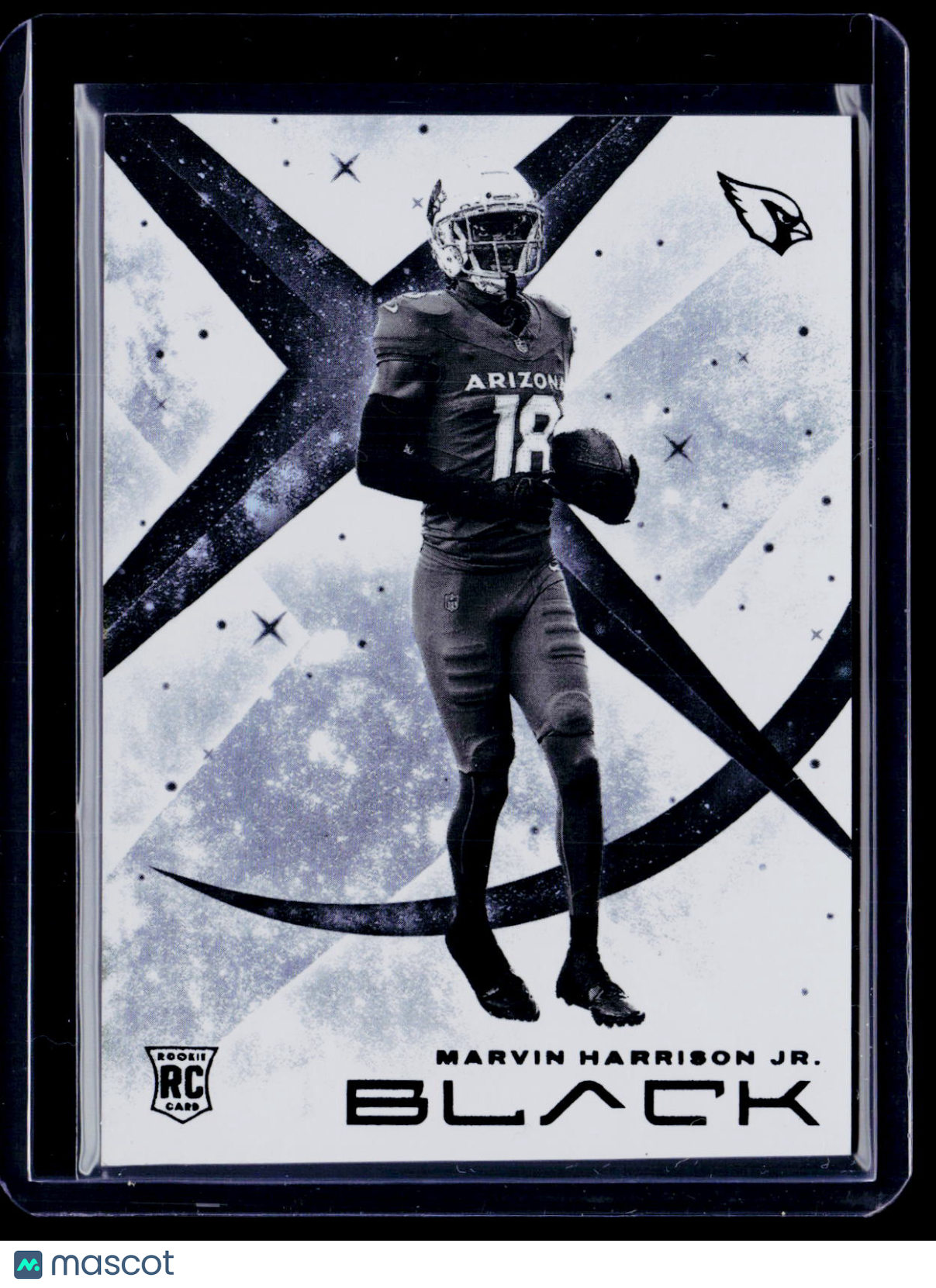 2024 Black Marvin Harrison Jr. Rookie White Knight SSP