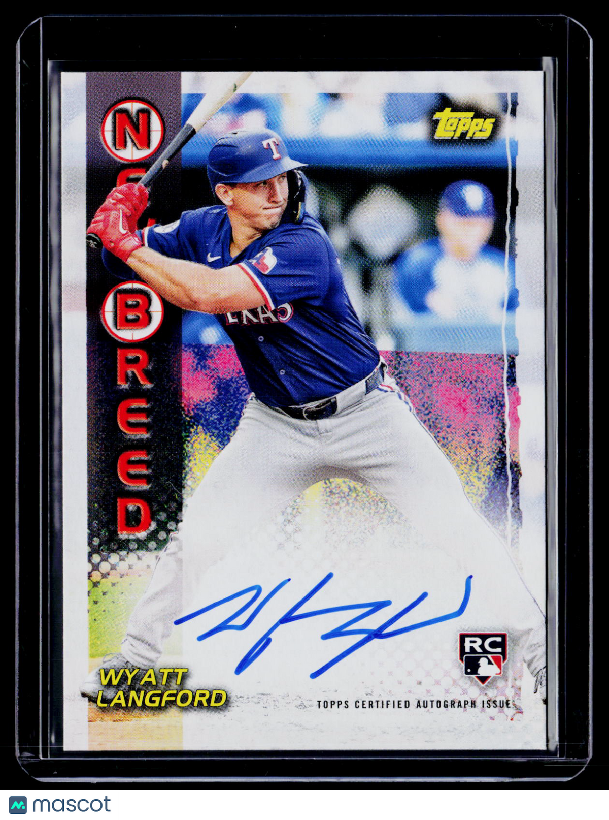 2024 Topps Archives Wyatt Langford Rookie Auto RC