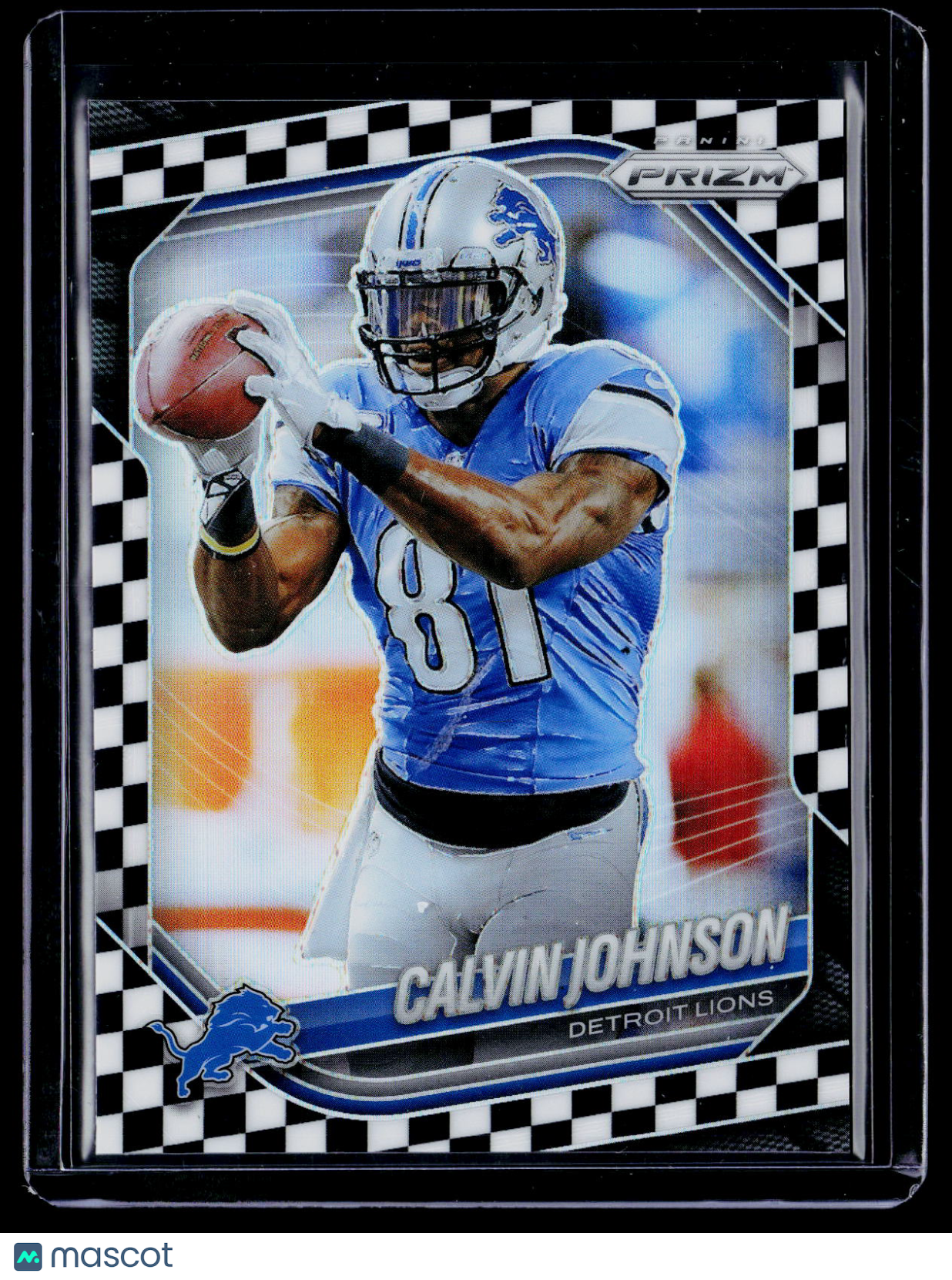 2025 Prizm Calvin Johnson Checkerboard Case Hit