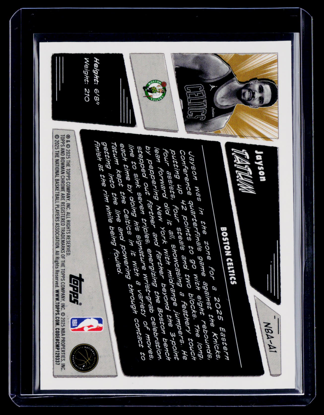 2025 Bowman Jayson Tatum Anime Case Hit