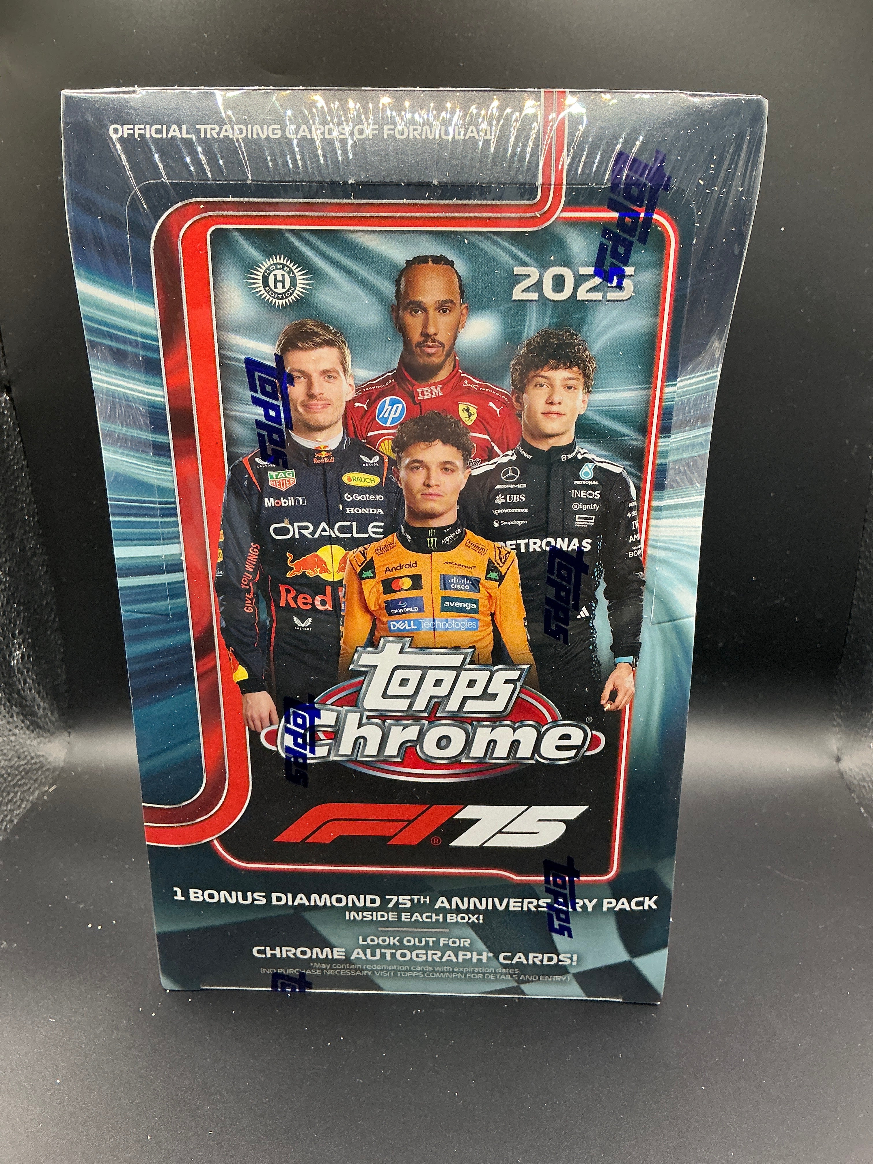 2025 Topps Chrome F1-75 Hobby Box