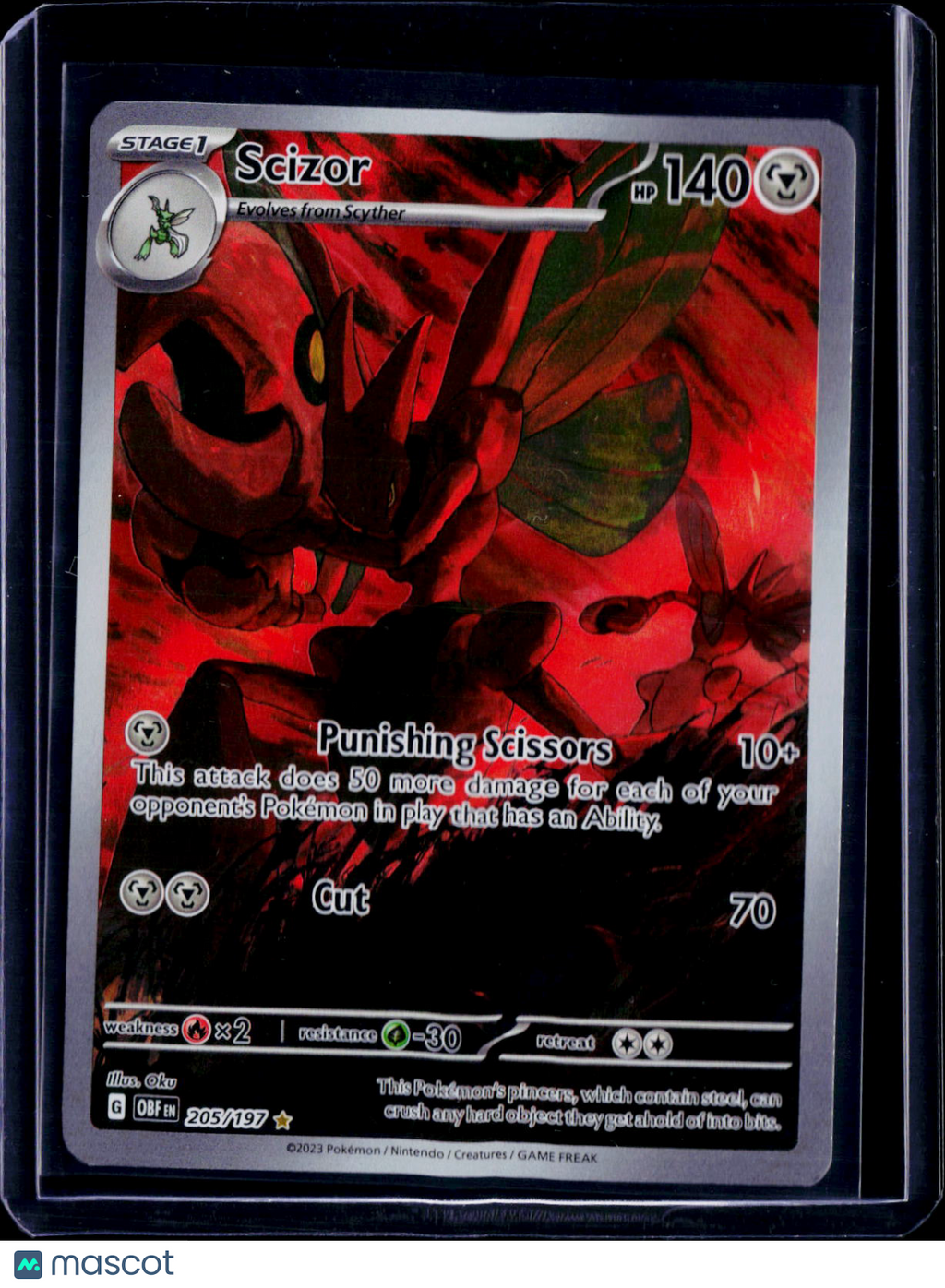 Pokemon Scizor 205 197
