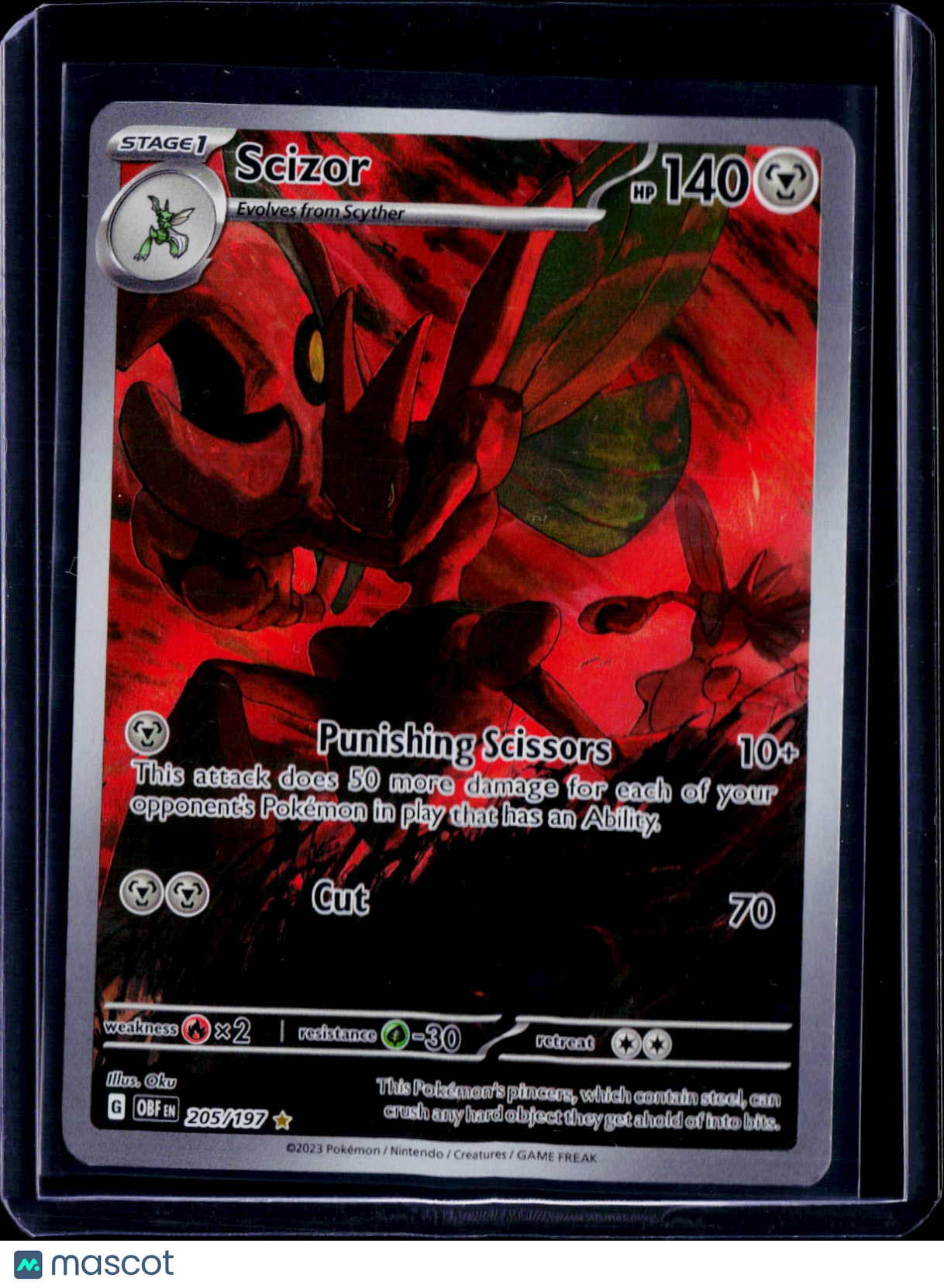 Pokemon Scizor 205 197