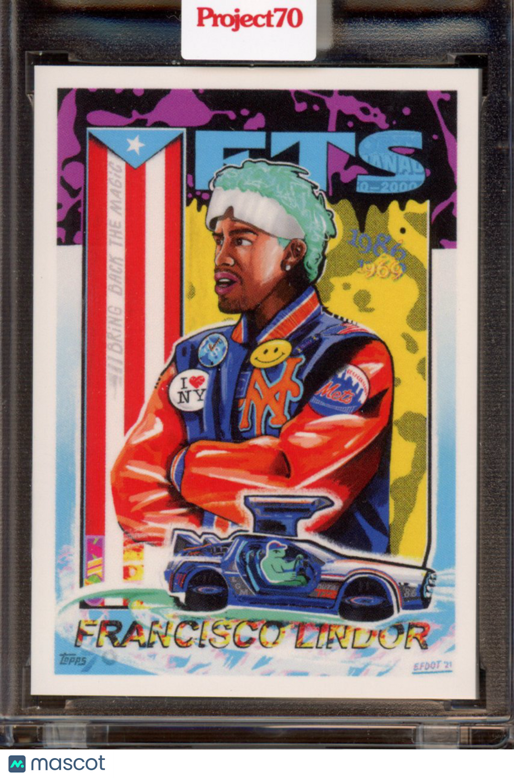2021 Topps Project 70 Francisco Lindor Efdot 269