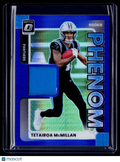 2025 Donruss Optic Tetairoa McMillan Rookie Phenom Blue Pulsar Patch