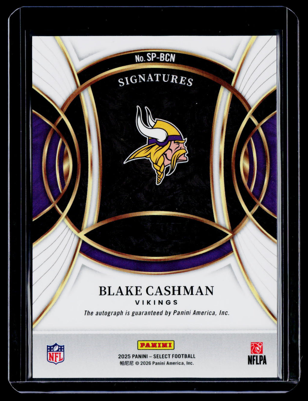2025 Select Blake Cashman Auto