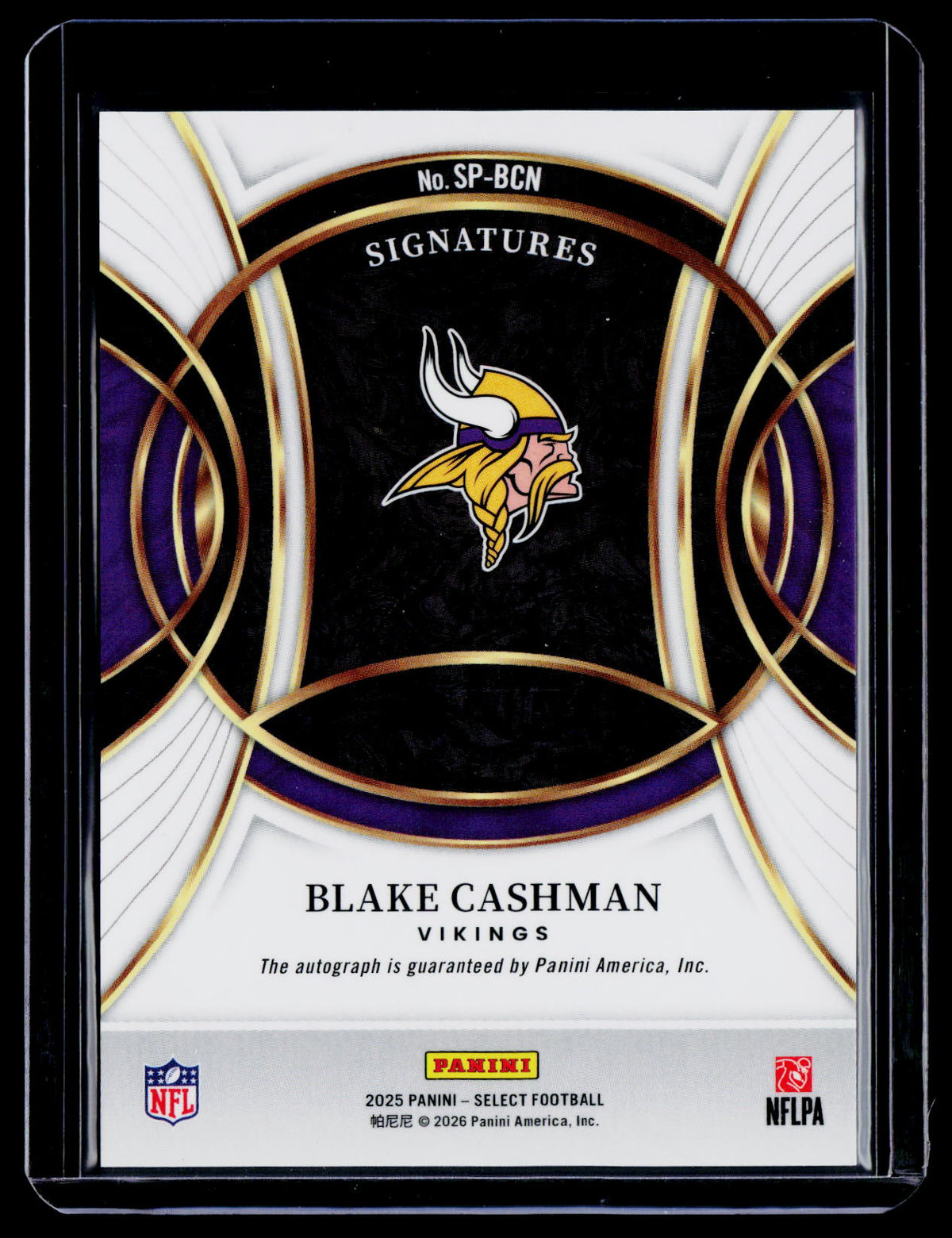 2025 Select Blake Cashman Auto