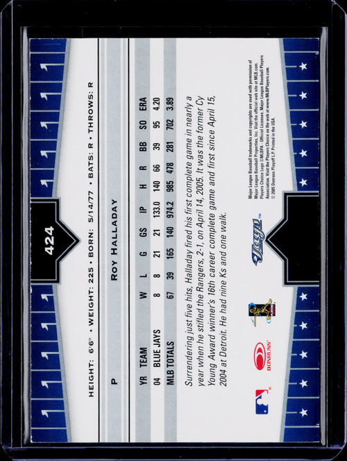 2005 Donruss Champions Roy Halladay Autograph