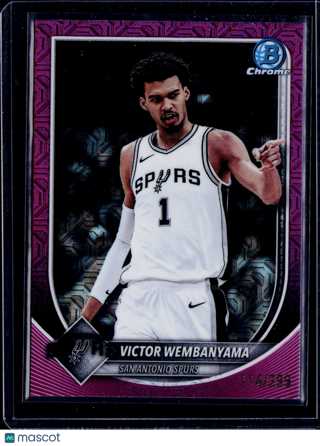 2025-26 Bowman Victor Wembanyama Purple Mojo /299