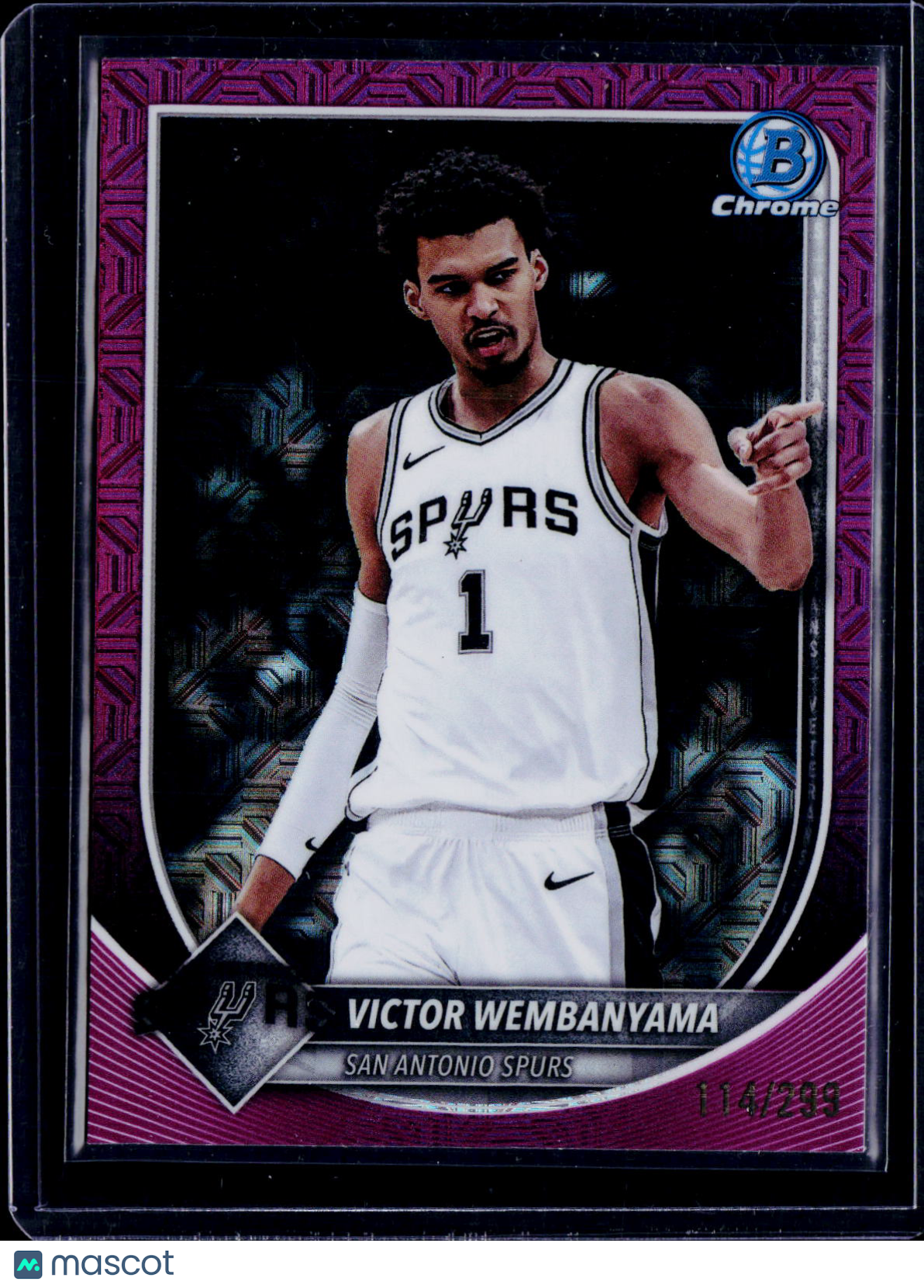 2025-26 Bowman Victor Wembanyama Purple Mojo /299