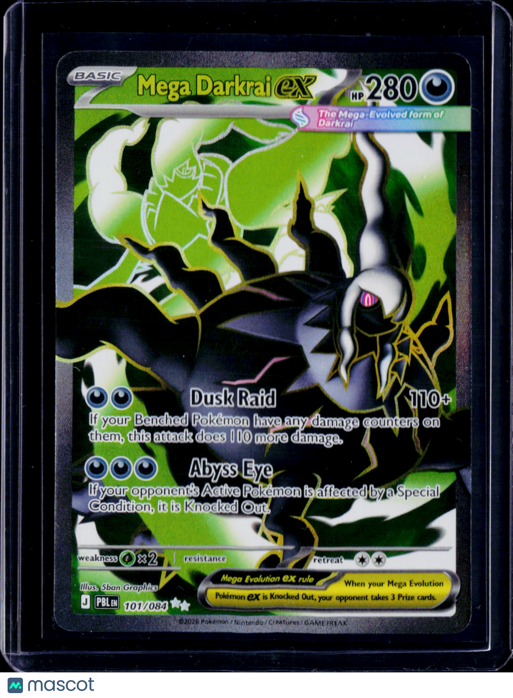Pokemon Mega Darkrai ex 101 084