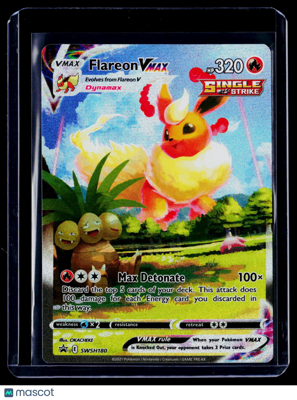 Pokemon Flareon V Max SWSH180 Promo