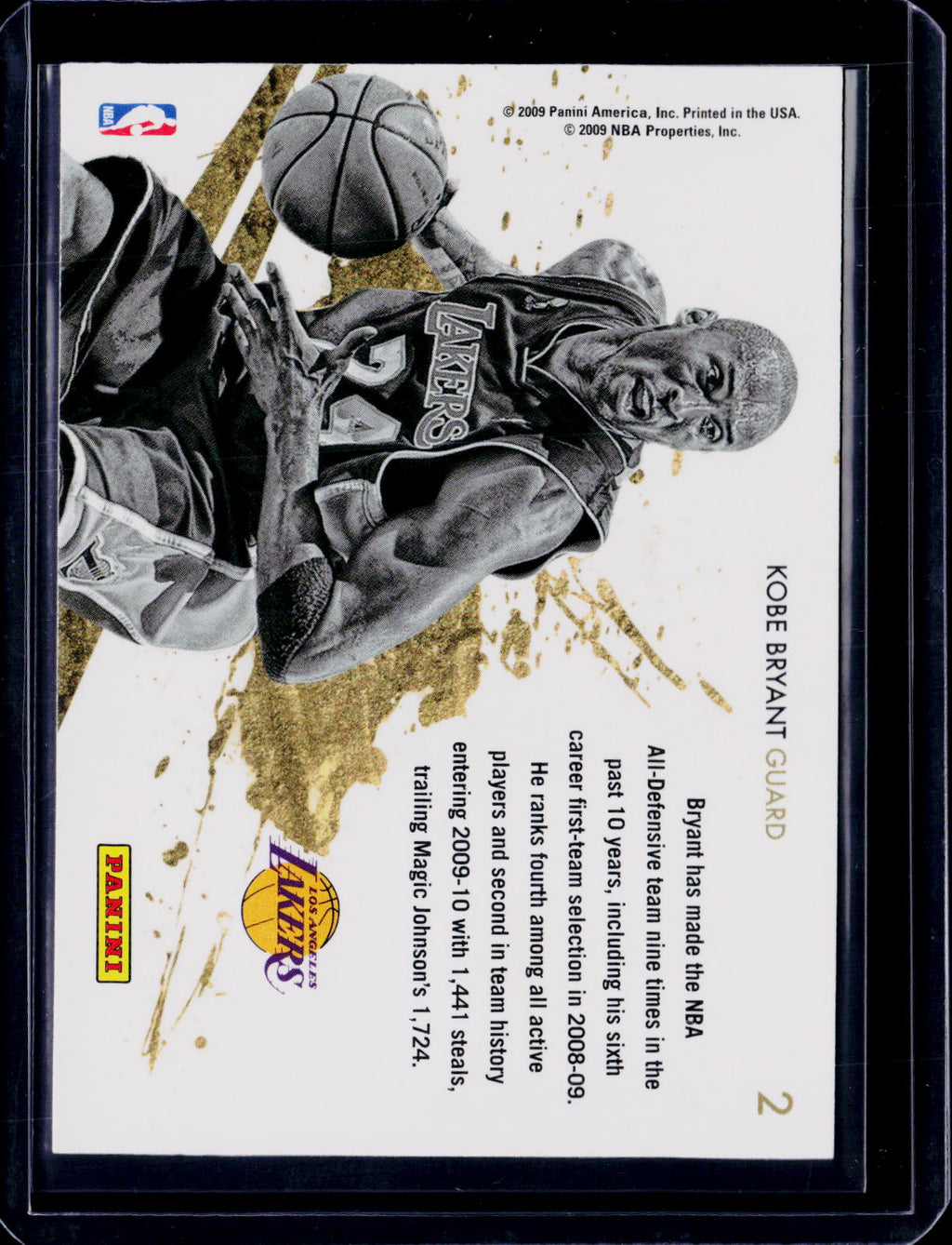 2009 Rookies And Stars Kobe Bryant Gold Stars