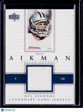 2000 Upper Deck Troy Aikman Legendary Jersey