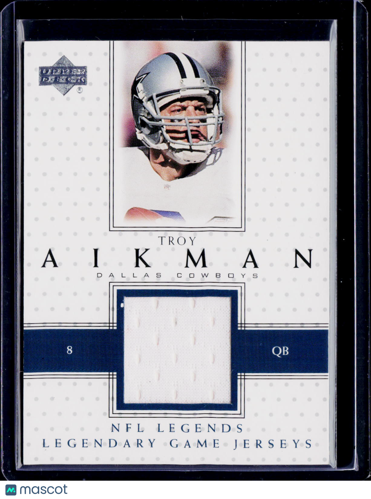 2000 Upper Deck Troy Aikman Legendary Jersey