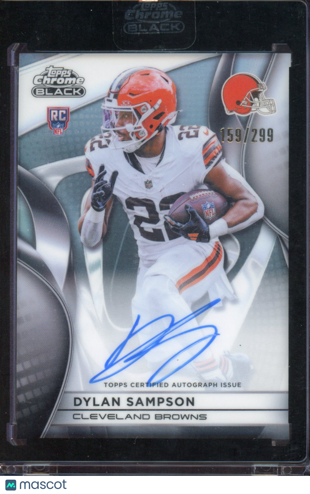 2025 Topps Chrome Black Dylan Sampson Rookie Auto 159/299 RC