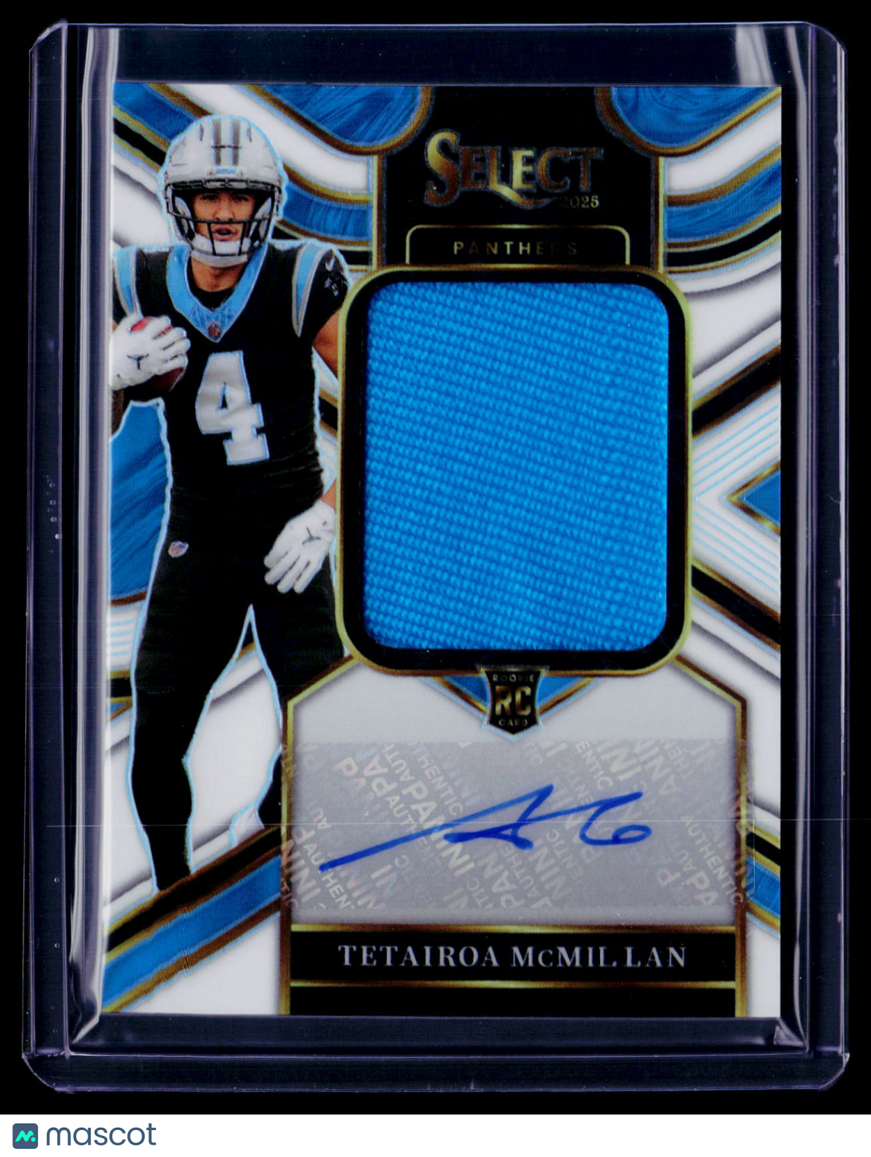 2025 Select Tatairoa McMillan Rookie Patch Auto RPA 35/75 RC