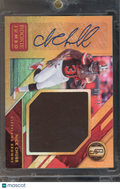 2018 Gold Standard Nick Chubb Rookie Jumbo Patch Auto 67/75 RC