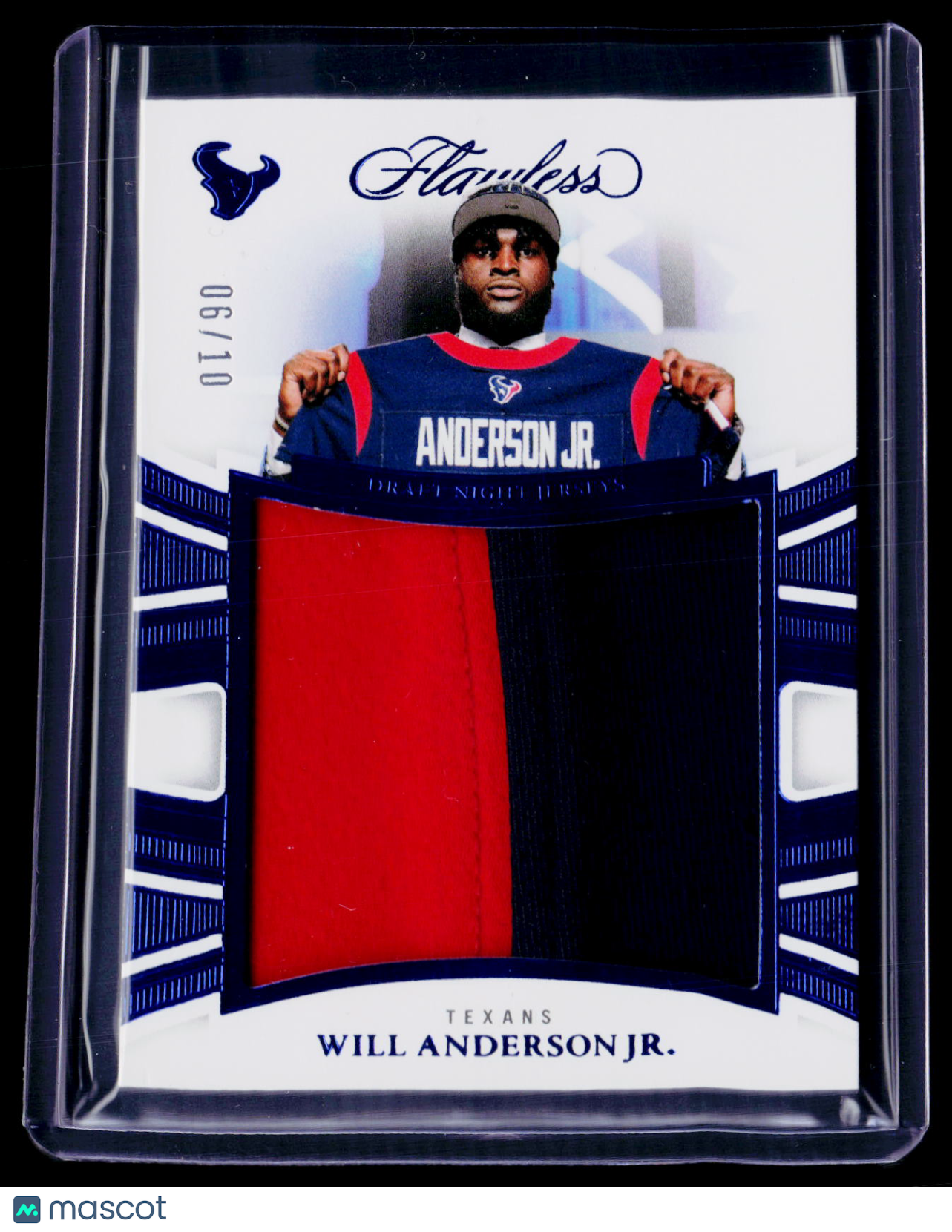 2025 Flawless Will Anderson Jr. Draft Night Sapphire Patch 6/10