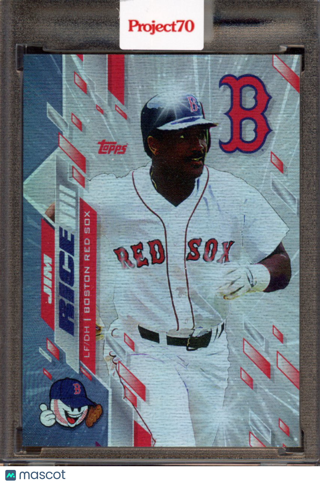 2021 Topps Project 70 Jim Rice Rainbow Foil 11/70 Sket One 783