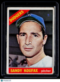 1966 Topps Sandy Koufax 100 Poor Condition