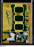 2022 Panini Gold Standard Garrett Wilson Rookie Patch Auto /149