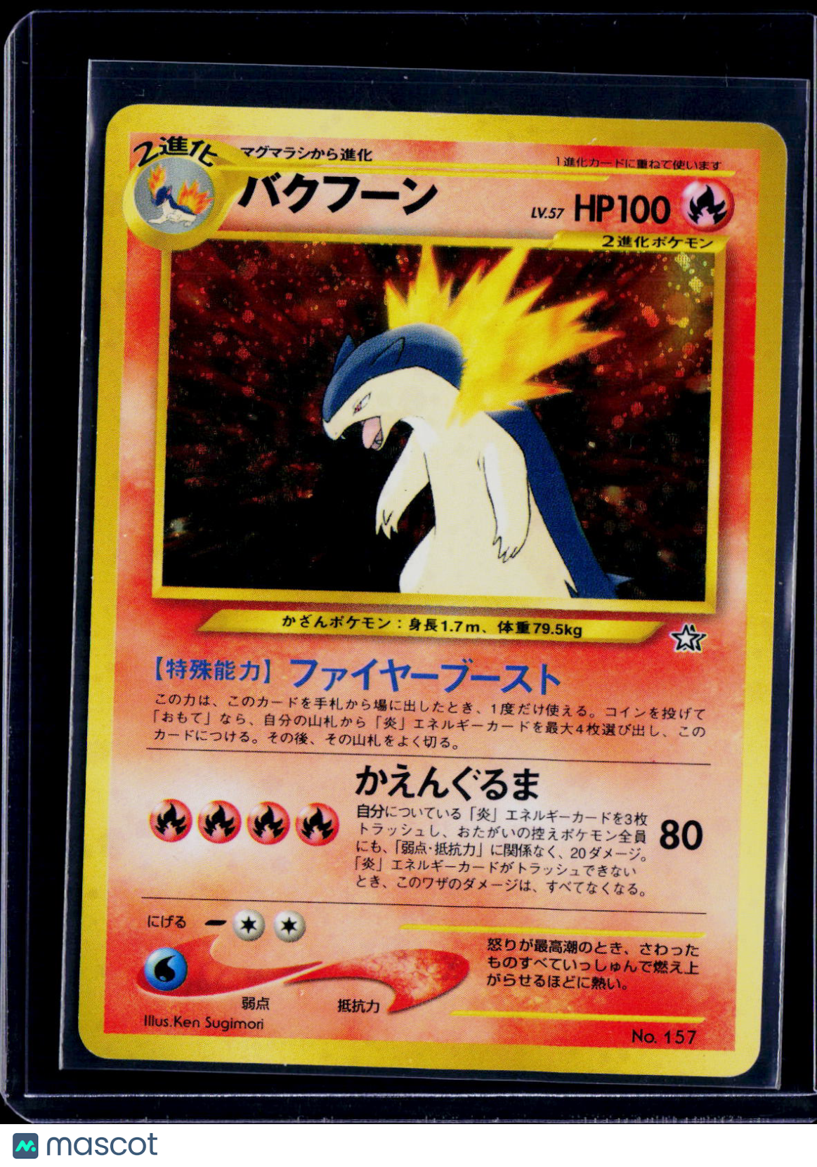 Typhlosion Neo Premium File 1 Holo Japanese