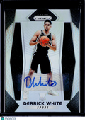 2017-18 Panini Prizm Derrick White Rookie Silver Prizm Auto RC