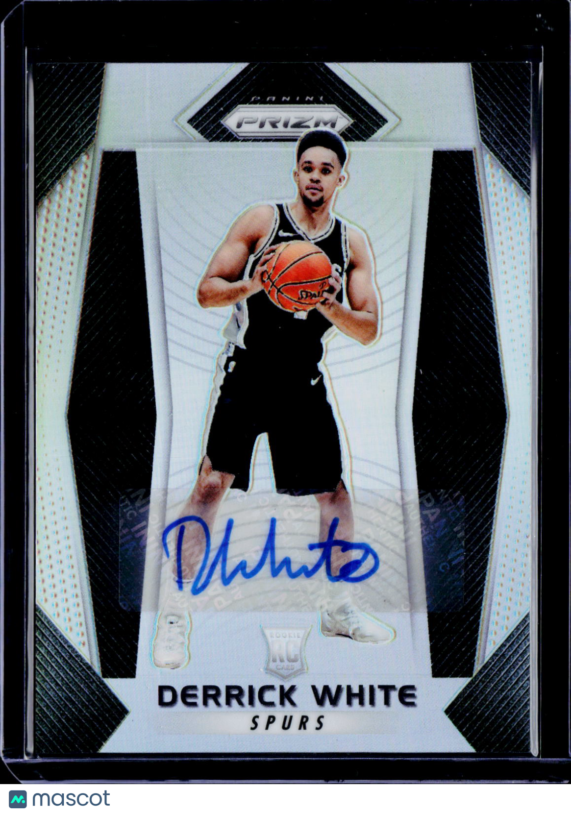 2017-18 Panini Prizm Derrick White Rookie Silver Prizm Auto RC
