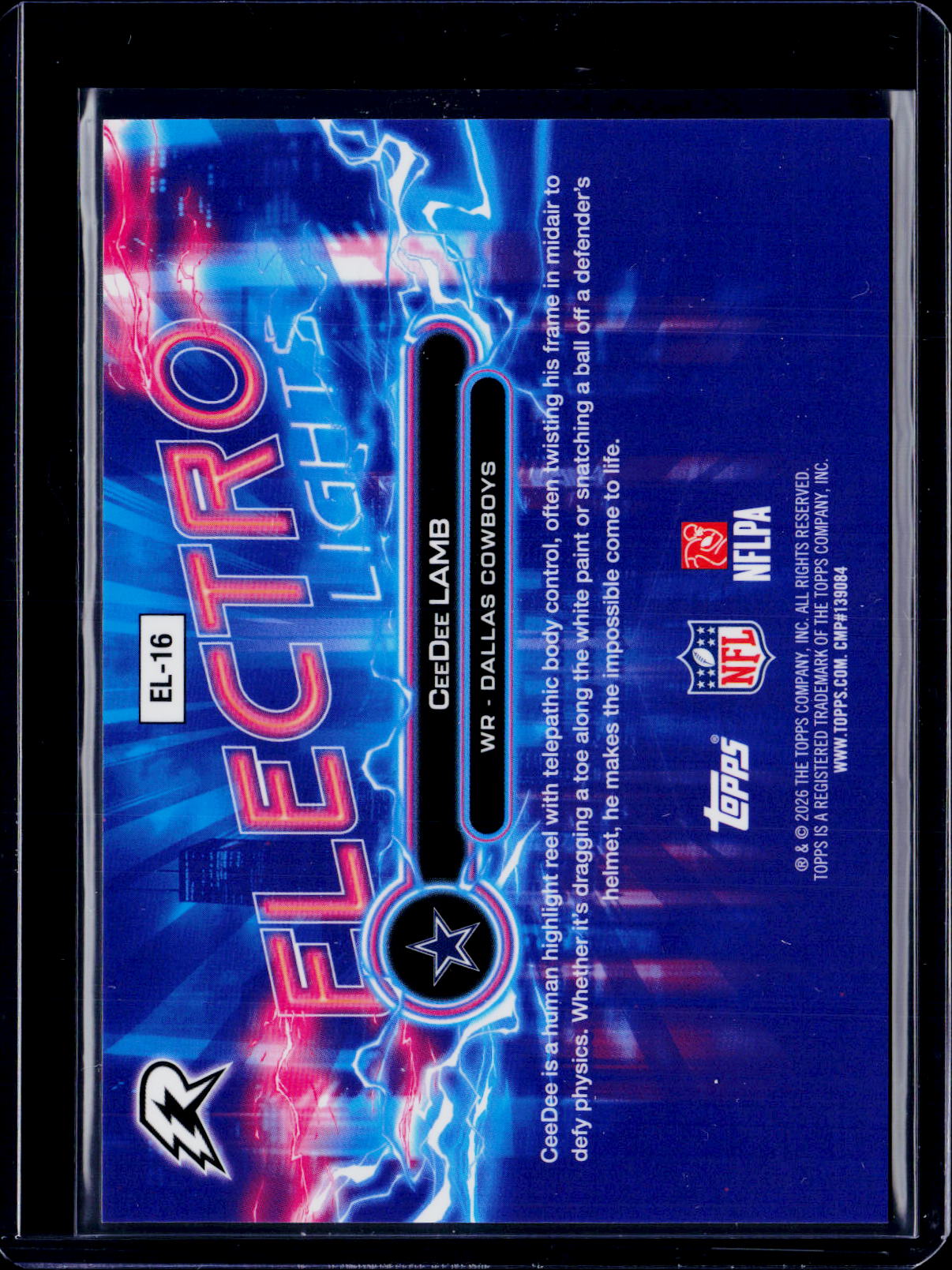2025 Topps Resurgence CeeDee Lamb Electro Lights