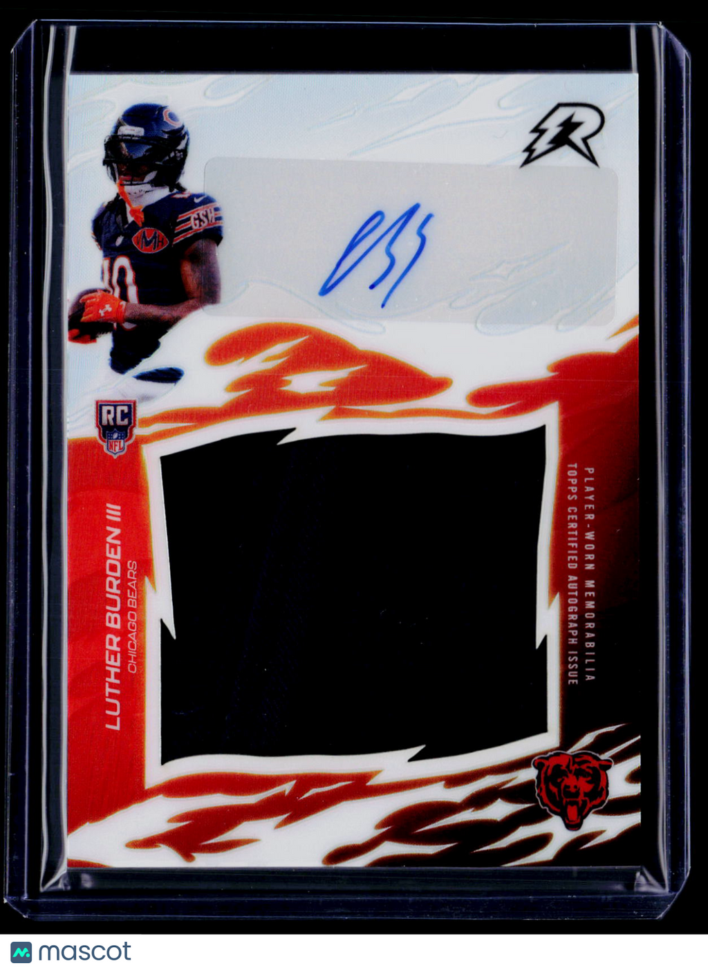 2025 Topps Resurgence Luther Burden III Rookie Patch Auto RPA RC