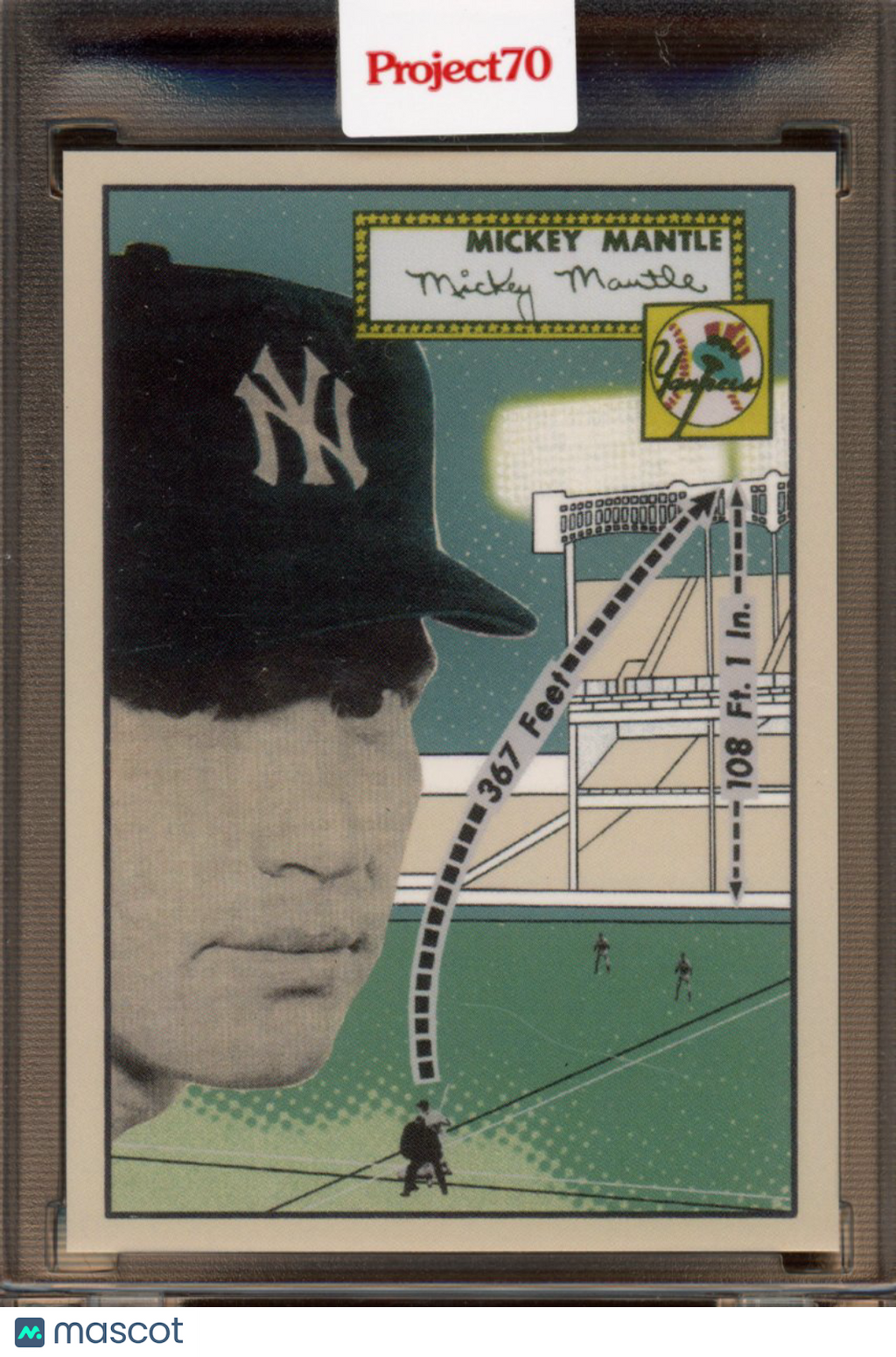 2021 Topps Project 70 Mickey Mantle Oldmanalan 705