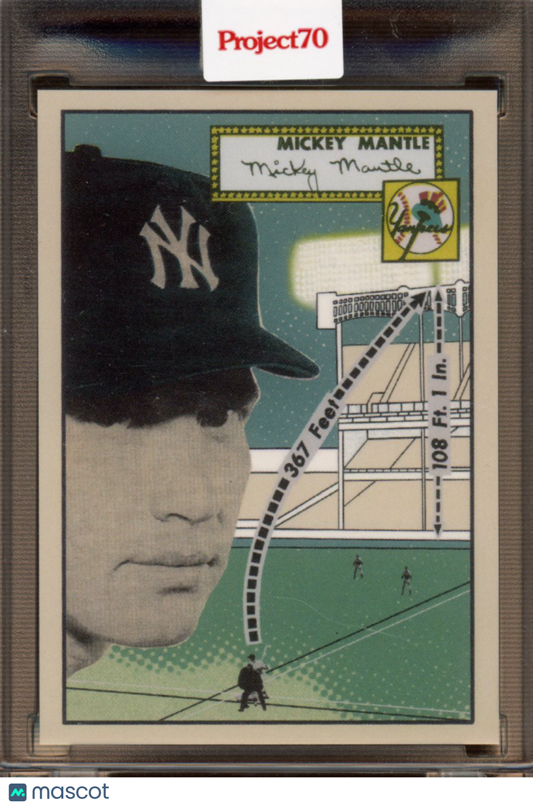 2021 Topps Project 70 Mickey Mantle Oldmanalan 705