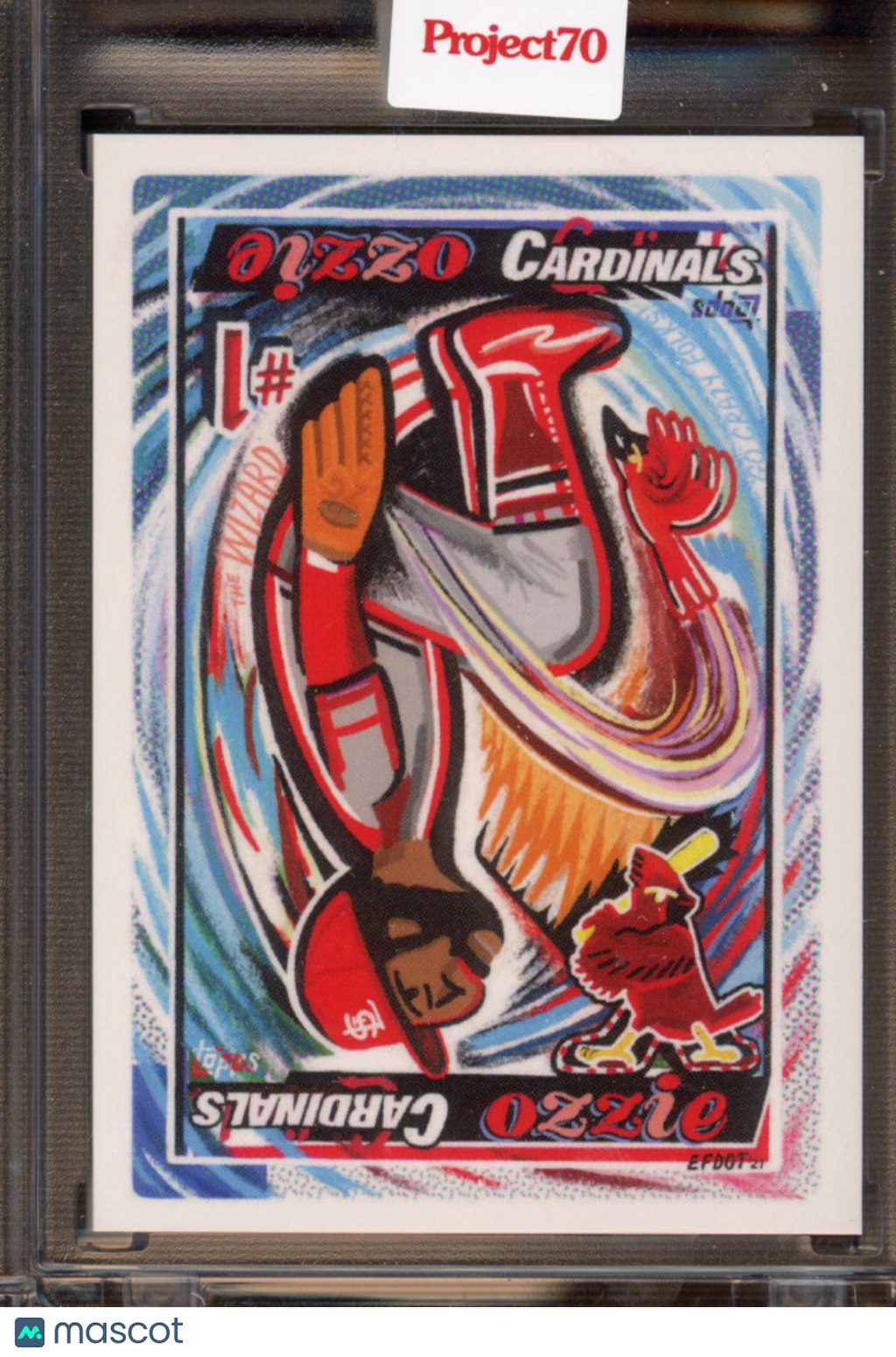 2021 Topps Project 70 Ozzie Smith Efdot 82