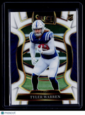 2025 Select Tyler Warren Rookie White Prizm 12/35 RC