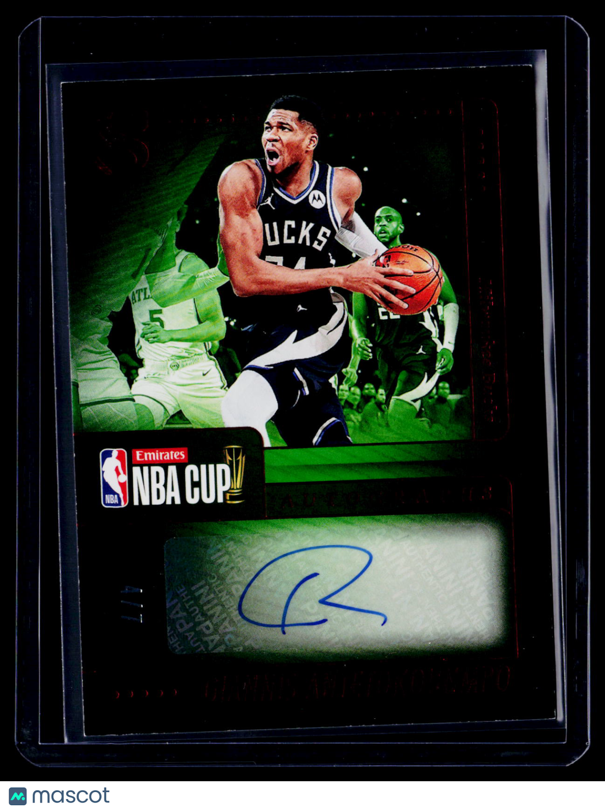 2024-25 Silhouette Giannis Antetokounmpo NBA Cup Auto 4/7