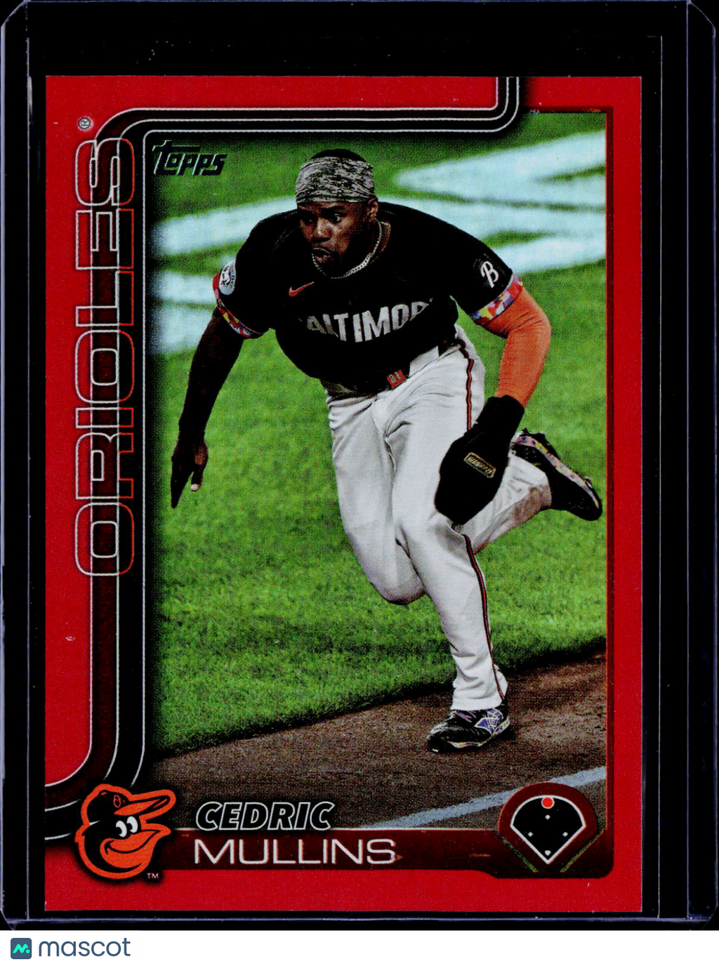 2025 Topps Series 1 Cedric Mullins Red 2/5