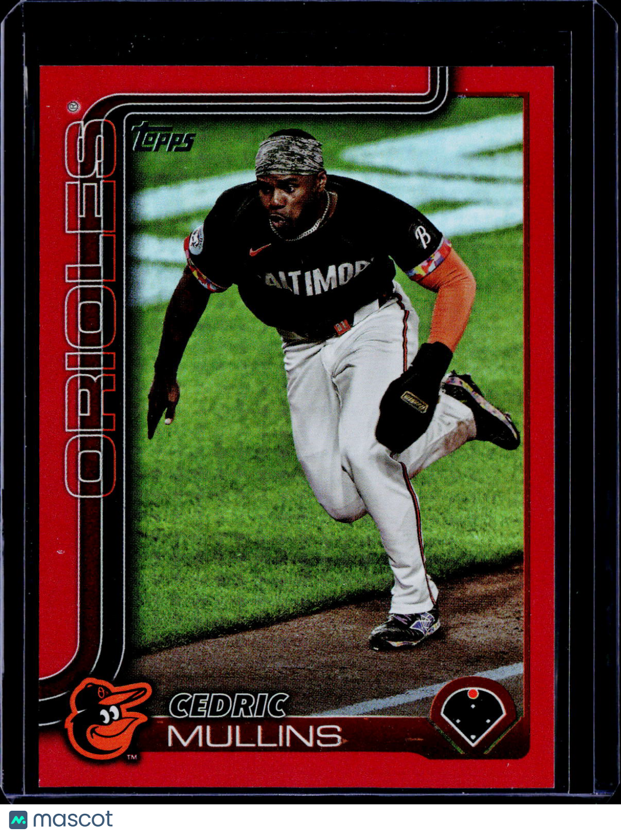 2025 Topps Series 1 Cedric Mullins Red 2/5